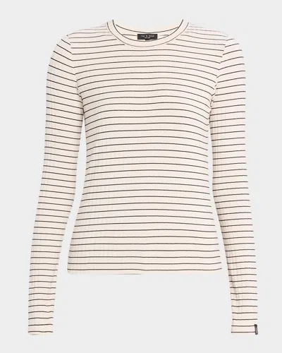 RAG & BONE LUCA STRIPE LONG-SLEEVE TOP