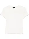 Rag & Bone Luca Slim Short-sleeve Baby Tee In White