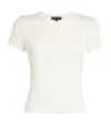 Rag & Bone Luca Slim Short-sleeve Baby Tee In White