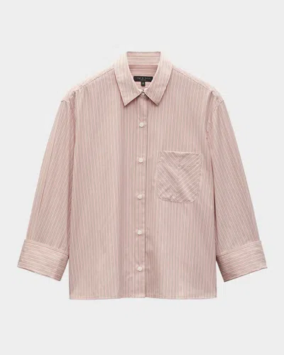 Rag & Bone Lucia Stripe Poplin Shirt