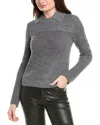 Rag & Bone Lapel Knitted Polo Shirt In Grey