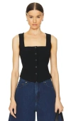 Rag & Bone Maria Wool-blend Vest In Black