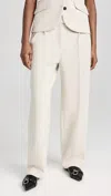 Rag & Bone Marianne Ponte Pant In Ivory/stripe