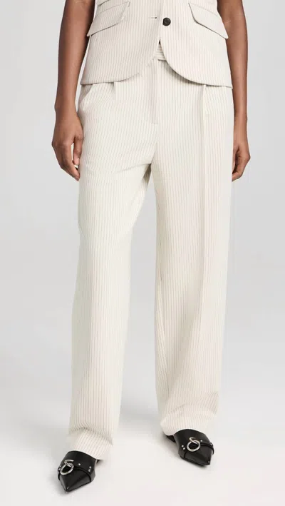 Rag & Bone Marianne Ponte Pant In Ivory/stripe