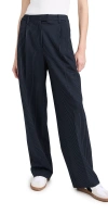 Rag & Bone Marianne Ponte Pants Navystrp In Navystrp