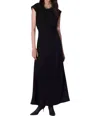 Rag & Bone Marie Crepe Dress In Black In Black