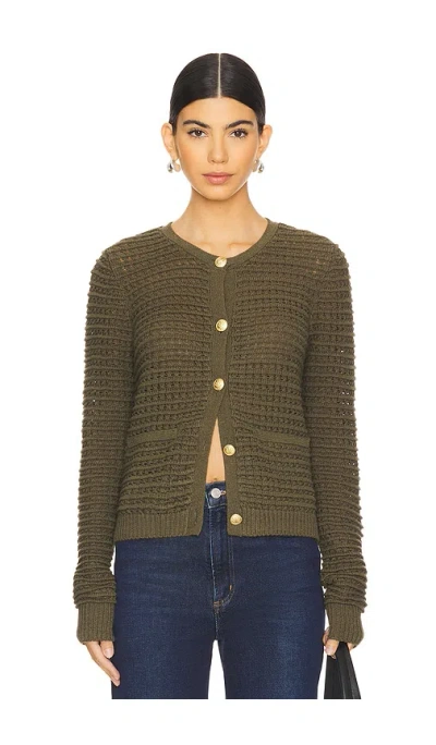 Rag & Bone Marlee Cardigan In Green