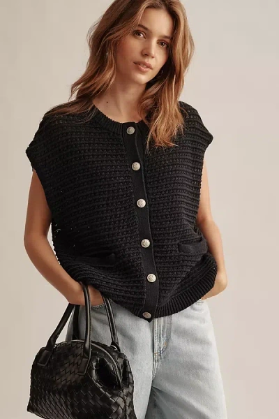 Rag & Bone Rag And Bone Marlee Knit Vest In Black