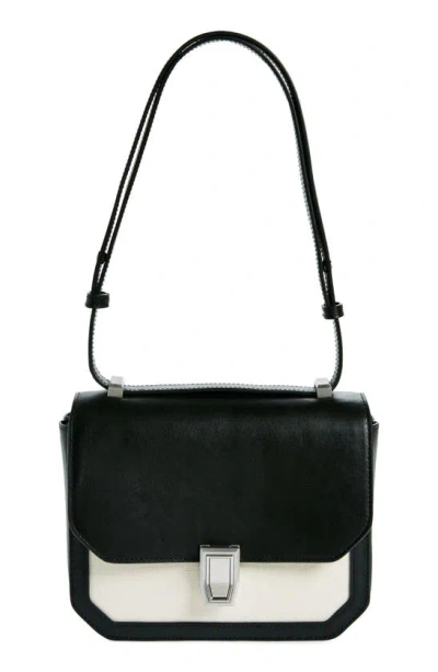 Rag & Bone Max Leather & Canvas Crossbody Bag In Black