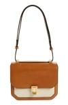 Rag & Bone Max Leather & Canvas Crossbody Bag In Brown