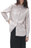 RAG & BONE MAXINE STRIPE COTTON BUTTON-UP SHIRT