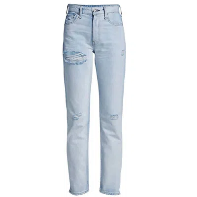 Rag & Bone Maya High Rise Slim Fit Montauk Ripped Jeans In Blue