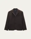 Rag & Bone Men's Achilles Flannel Blazer In Brown