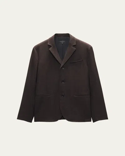 Rag & Bone Men's Achilles Flannel Blazer In Brown