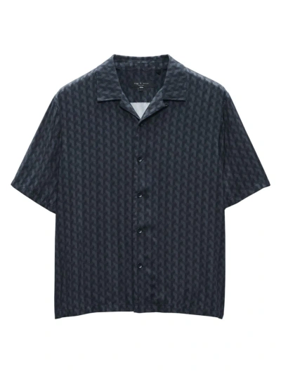 Rag & Bone Men's Avery Resort Shirt In Black