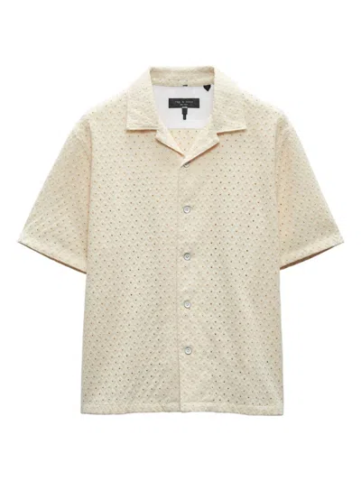 Rag & Bone Men's Avery Short-sleeve Shirt In Marsh