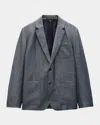 Rag & Bone Butler Donegal Virgin Wool & Linen Blend Blazer
