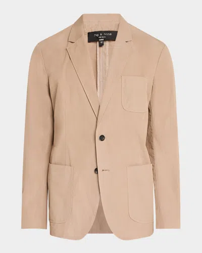 RAG & BONE MEN'S BUTLER PEACHED COTTON BLAZER