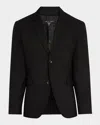 Rag & Bone Men's Butler Ripstop Wool Blazer In Black