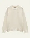 Rag & Bone Men's Clarkson Cotton Sweater In Turtle Dove