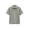 RAG & BONE MEN'S CLASSIC FLAME POLO SHIRT, DARK MINT