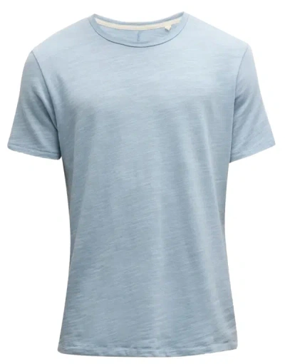 Rag & Bone Classic Flame Cotton T-shirts In Blue