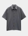 Rag & Bone Men's Dalton Dobby Short-sleeve Shirt In Gray