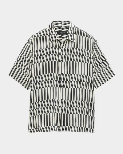 RAG & BONE MEN'S DALTON PRINTED SPORT SHIRT