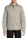 Rag & Bone Men's Dane Quilted Down Jacket In Elephant