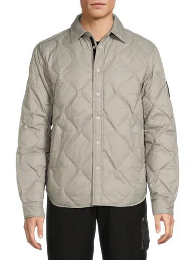 Rag & Bone Men's Dane Quilted Down Jacket In Neutral