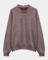 Rag & Bone Men's Dexter Marled Sweater In Maroonmult