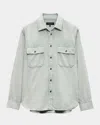 Rag & Bone Denim Cpo Button-up Shirt In Green