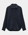Rag & Bone Finch Linen Blend Button-up Shirt