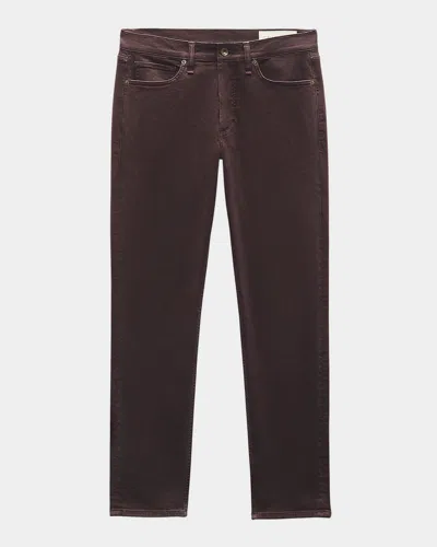 Rag & Bone Men's Fit 2 Aero Stretch Jeans In Dark Red