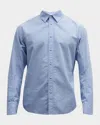 Rag & Bone Men's Fit 2 Engineered Oxford Sport Shirt In Bluoxford