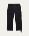 Rag & Bone Men's Fit 4 Denim Cargo Pants In Blk