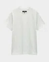 Rag & Bone Classic Flame Slub Cotton T-shirt In Lightteal