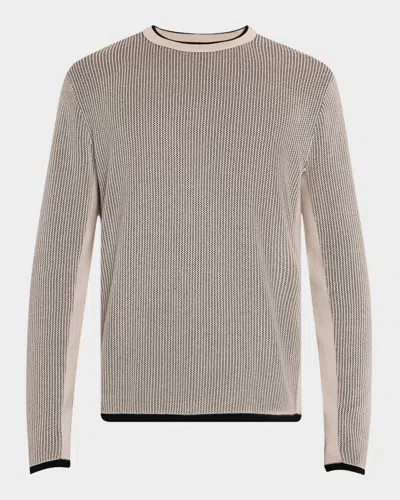 Rag & Bone Men's Harvey Classic Crew Sweater In Light Tan