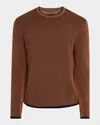 Rag & Bone Round-collar And Long-sleeved Sweater In Ltblue