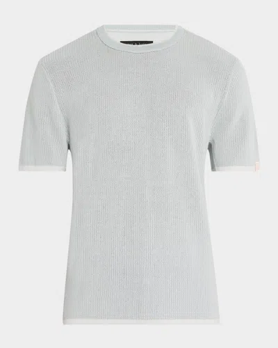 Rag & Bone Men's Harvey Knit T-shirt In Ltblue