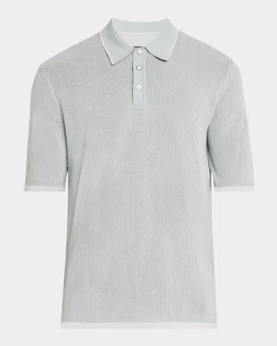 RAG & BONE MEN'S HARVEY STRIPED KNIT POLO