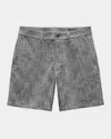 Rag & Bone Men's Haydon Tweed Shorts In Navymult