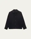 Rag & Bone Men's Henderson Overshirt In Black