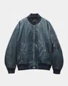 Rag & Bone Men's Manston Nylon Bomber Jacket In Salute