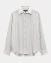 Rag & Bone Off-white Matthew Striped Shirt In White Stripe