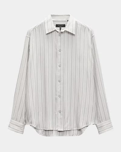 RAG & BONE MEN'S MATTHEW STRIPED SPORT SHIRT