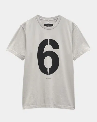 RAG & BONE MEN'S NUMBERS GAME 6 T-SHIRT