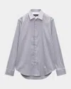 Rag & Bone Patrick Stripe Stretch Poplin Button-up Shirt