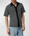 Rag & Bone Payton Striped Cotton-blend Shirt In Blkmult