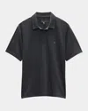 Rag & Bone Men's Pima Cotton Polo Shirt In Black